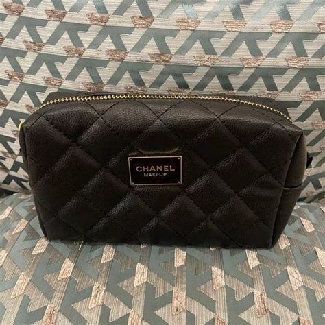 chanel make upbag|Chanel cosmetic bag price.